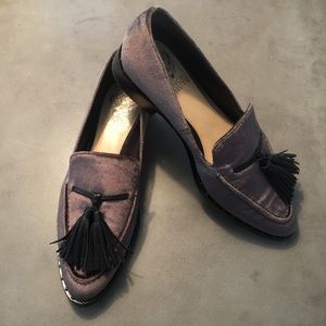 Vince Camuto velvet loafer